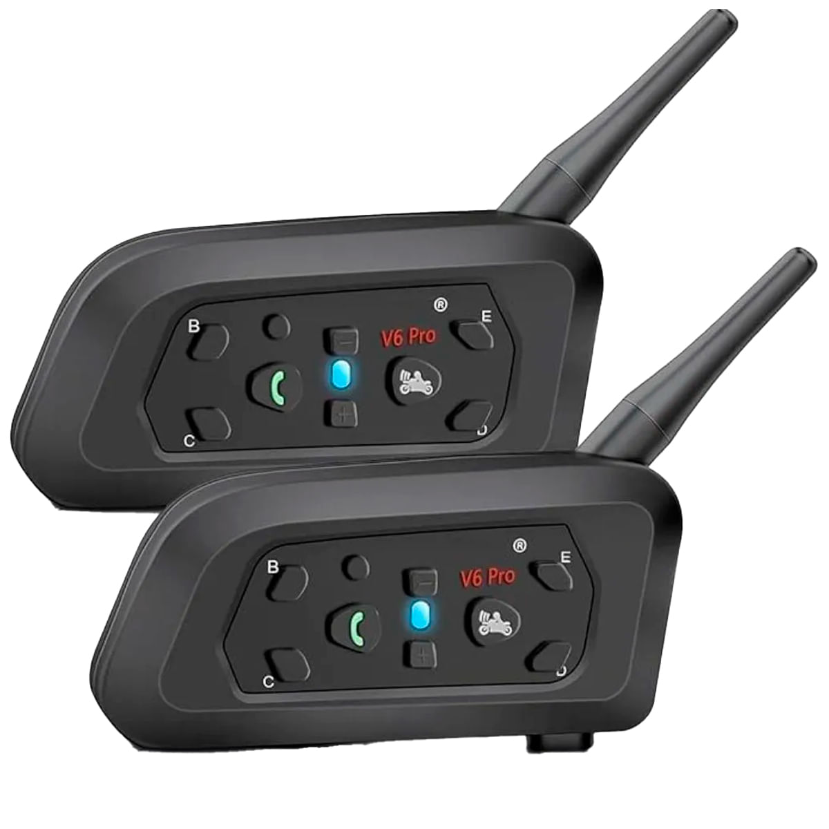 Intercomunicador Bluetooth LookEarth V6 Pro Duo Par